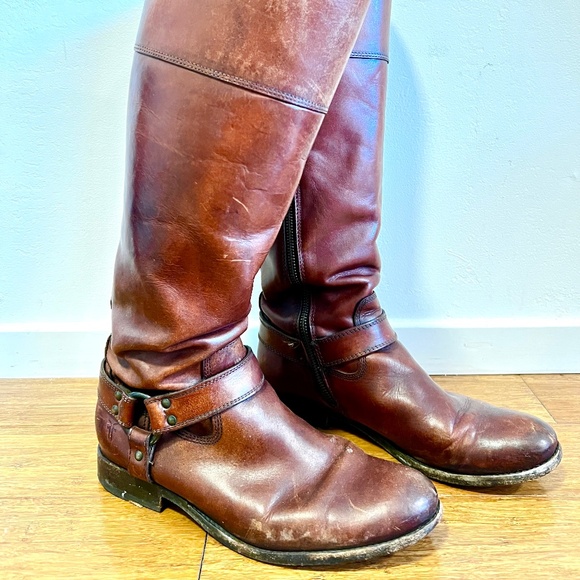 Frye Leather Riding Boot - Picture 1 of 4